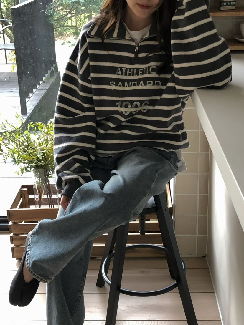 ONDO-P韓國代購㊣女士新品職業25秋冬真品人氣牛仔褲加絨貂皮ONDO-P牛仔褲