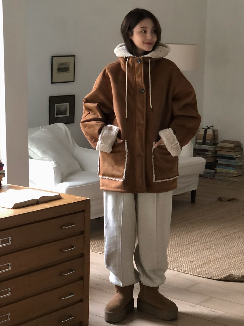 ONDO-P東大門㊣代購女裝新款25秋冬真品時尚休閑人氣短款棉服ONDO-P短款棉服