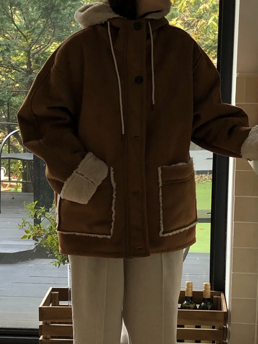 ONDO-P東大門㊣代購女裝新款25秋冬真品時尚休閑人氣短款棉服ONDO-P短款棉服