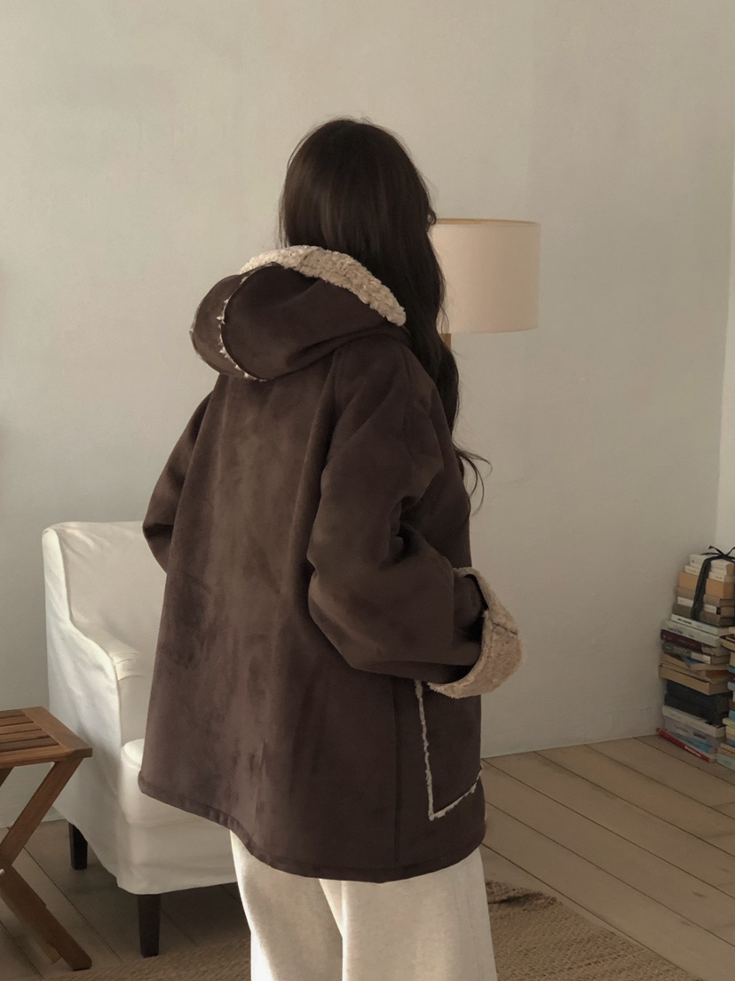 ONDO-P東大門㊣代購女裝新款25秋冬真品時尚休閑人氣短款棉服ONDO-P短款棉服