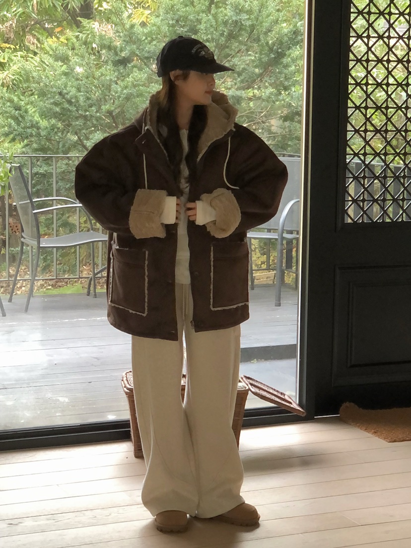 ONDO-P東大門㊣代購女裝新款25秋冬真品時尚休閑人氣短款棉服ONDO-P短款棉服