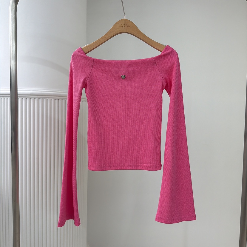 PALETTE-Q東大門㊣代購女裝新款人氣熱賣時尚推薦25秋冬長袖T恤PALETTE長袖T恤圖色1