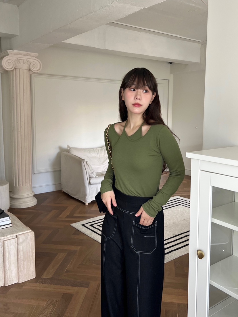 BOLD韓國代購㊣女士新款真品人氣熱賣推薦時尚25秋冬長袖T恤BOLD長袖T恤