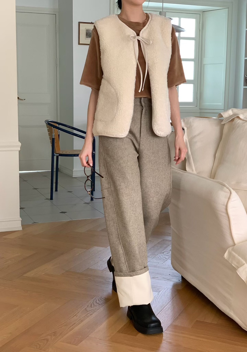 BINUS東大門㊣代購女裝新款真品推薦人氣25秋冬熱賣休閑褲加絨BINUS休閑褲