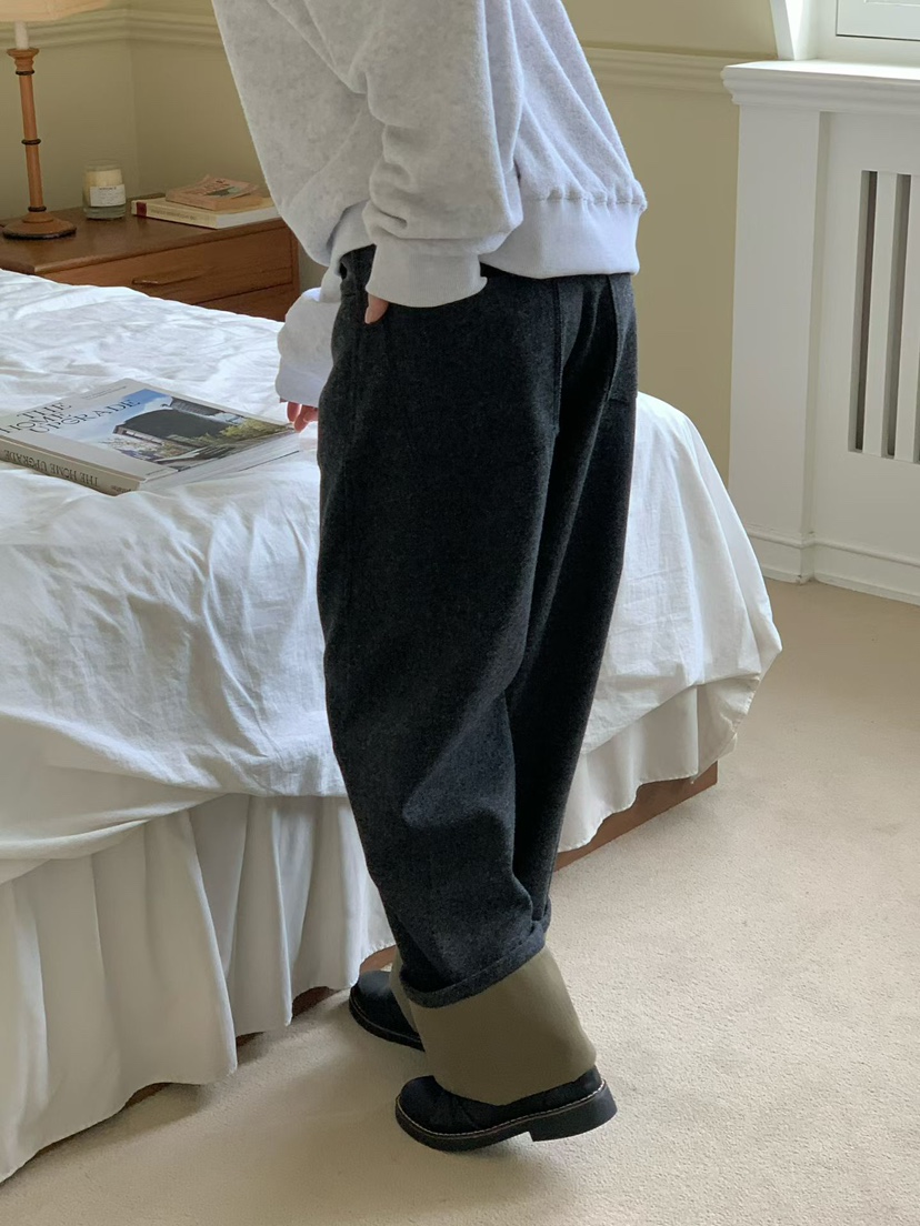 BINUS東大門㊣代購女裝新款真品推薦人氣25秋冬熱賣休閑褲加絨BINUS休閑褲