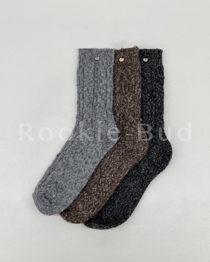 ROOKIE BUD韓國直郵㊣女士新款休閑推薦職業時尚熱賣襪子羊絨ROOKIE BUD-L襪子