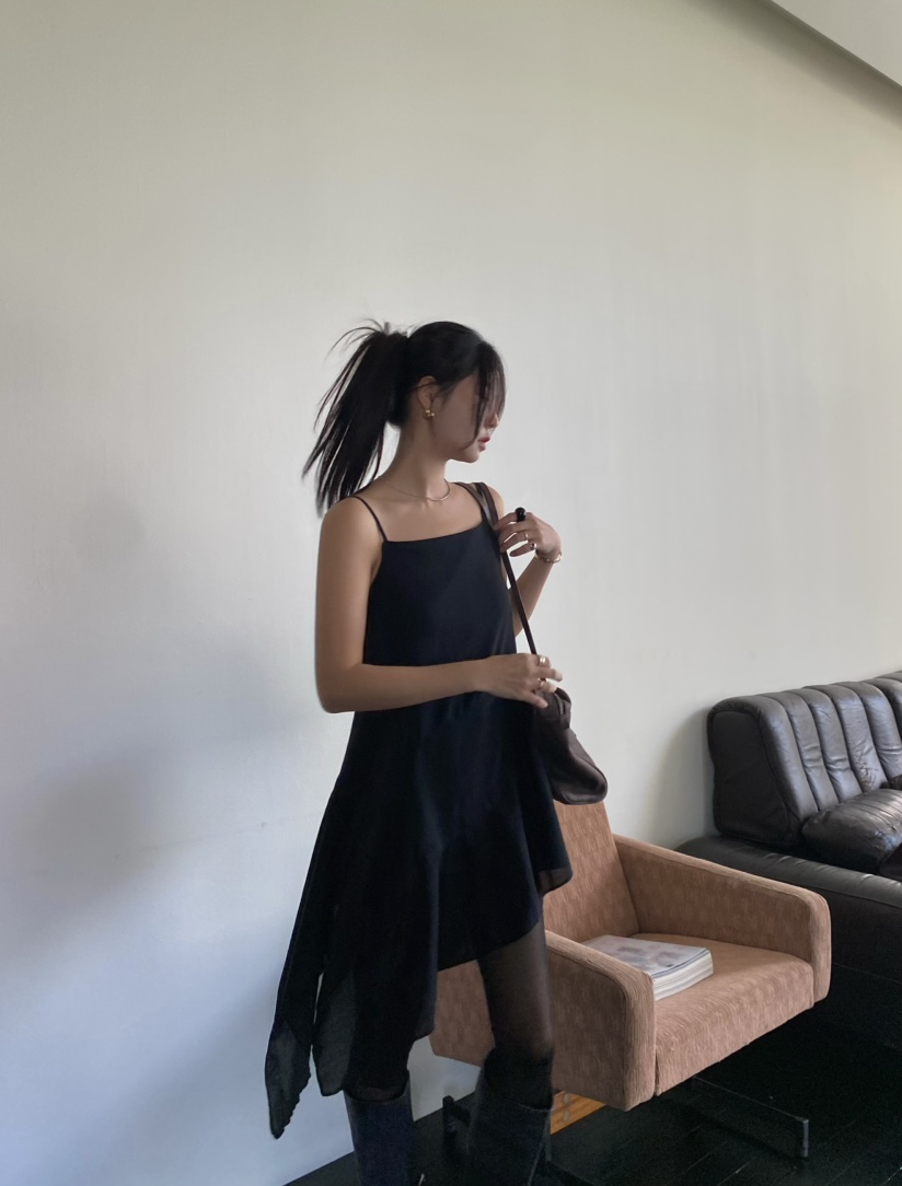 OUPPT東大門㊣代購女裝新款職業休閑熱賣25秋冬連衣裙不含內搭OUPPT連衣裙