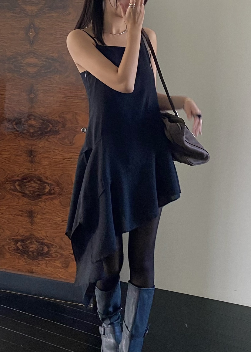 OUPPT東大門㊣代購女裝新款職業休閑熱賣25秋冬連衣裙不含內搭OUPPT連衣裙