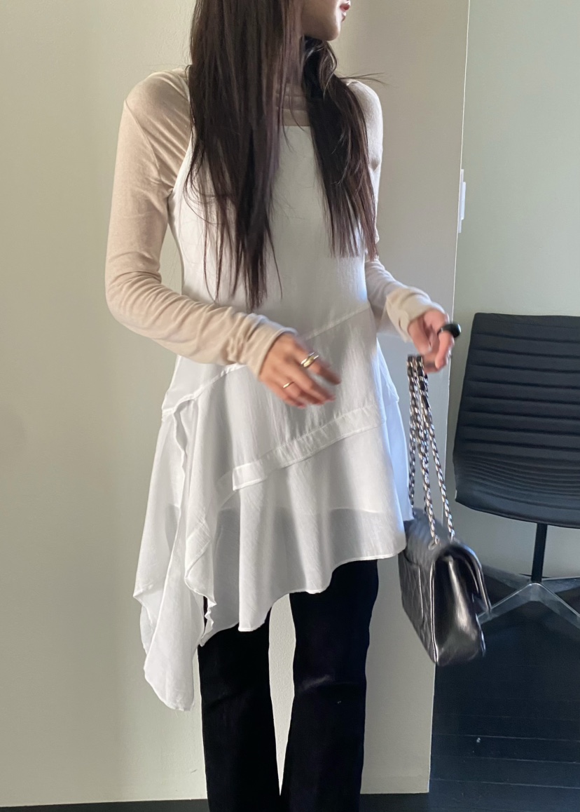 OUPPT東大門㊣代購女裝新款職業休閑熱賣25秋冬連衣裙不含內搭OUPPT連衣裙