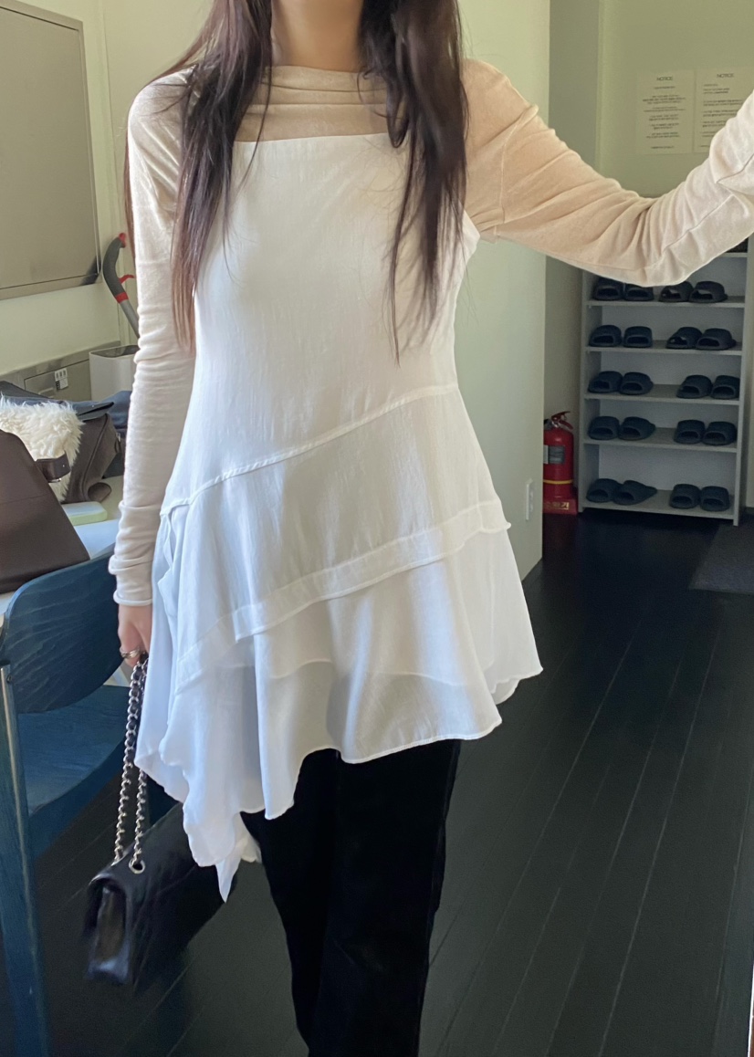 OUPPT東大門㊣代購女裝新款職業休閑熱賣25秋冬連衣裙不含內搭OUPPT連衣裙