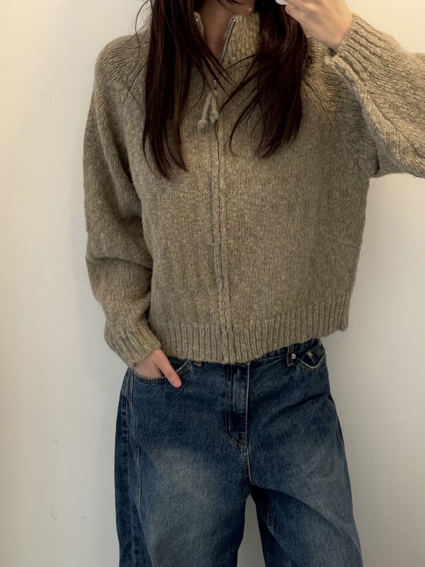 LE-PPL東大門㊣直郵女士新品人氣熱賣推薦25秋冬針織衫開衫LE-PPL針織衫