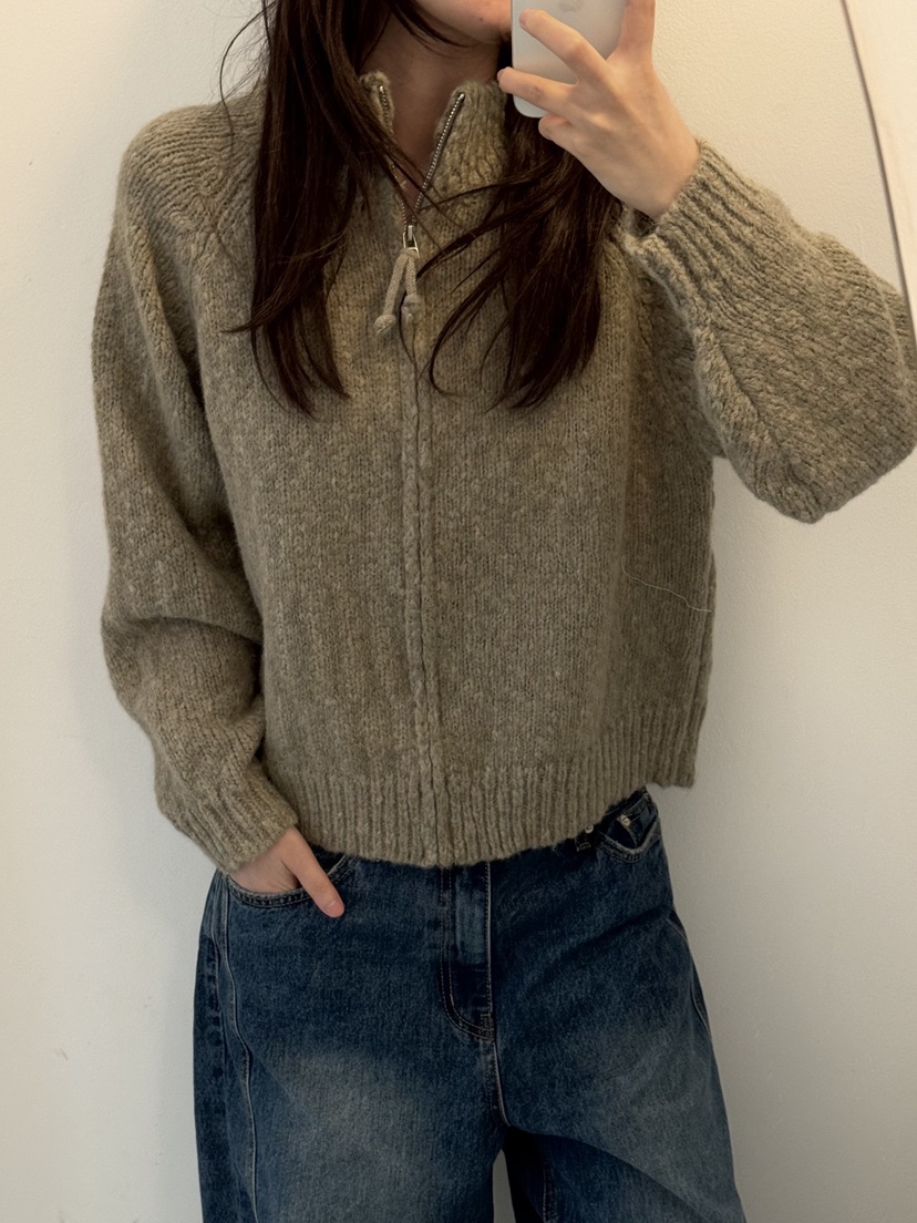 LE-PPL東大門㊣直郵女士新品人氣熱賣推薦25秋冬針織衫開衫LE-PPL針織衫