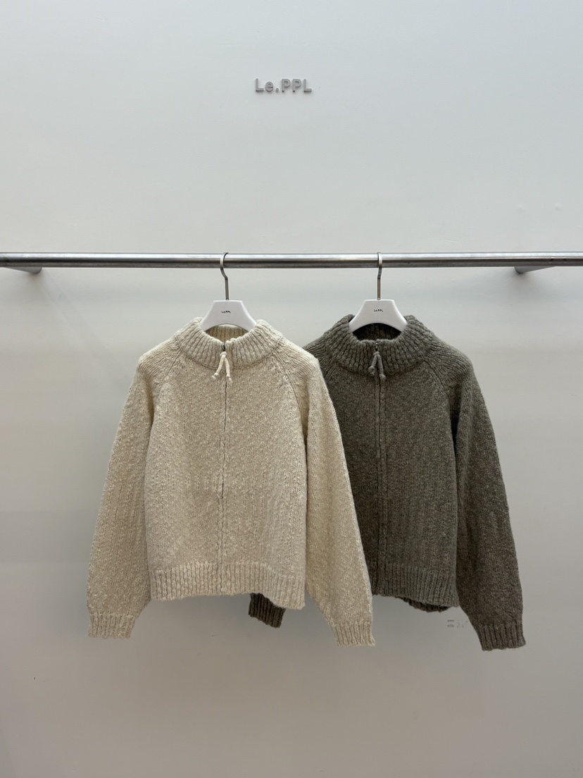 LE-PPL東大門㊣直郵女士新品人氣熱賣推薦25秋冬針織衫開衫LE-PPL針織衫