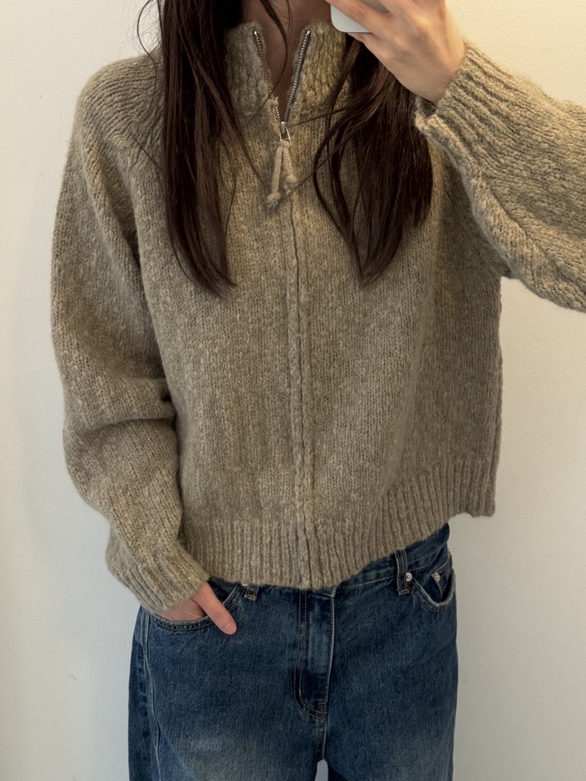 LE-PPL東大門㊣直郵女士新品人氣熱賣推薦25秋冬針織衫開衫LE-PPL針織衫圖色1