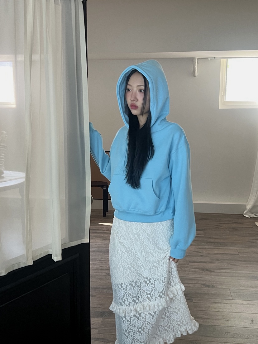 SUNDER MARKET東大門㊣實拍女士新品25秋冬推薦職業真品衛衣SUNDER MARKET衛衣圖色1