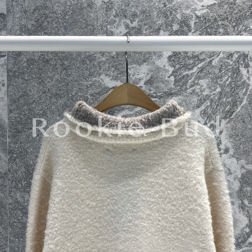 ROOKIE BUD韓國代購㊣女裝新品推薦真品25秋冬職業針織衫拉鏈ROOKIE BUD-L針織衫