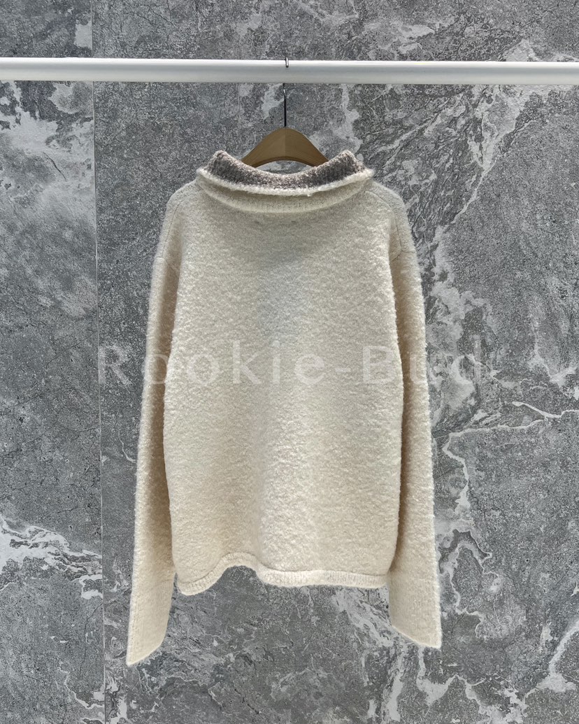 ROOKIE BUD韓國代購㊣女裝新品推薦真品25秋冬職業針織衫拉鏈ROOKIE BUD-L針織衫