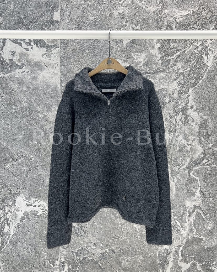 ROOKIE BUD韓國代購㊣女裝新品推薦真品25秋冬職業針織衫拉鏈ROOKIE BUD-L針織衫圖色2