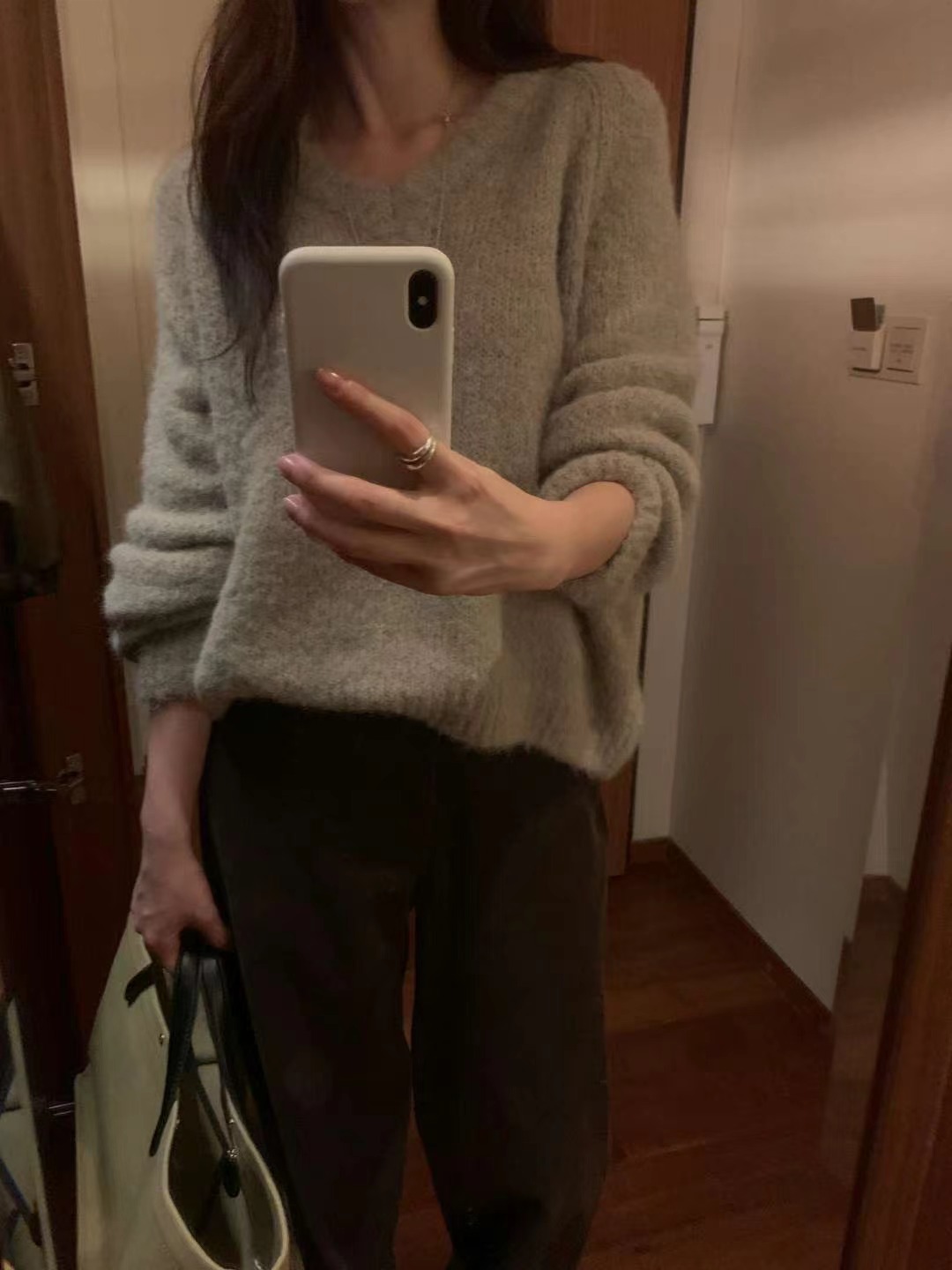 MIELLE-미엘르-OT東大門㊣代購女士新品25秋冬時尚針織衫MIELLE-미엘르-OT針織衫圖色3