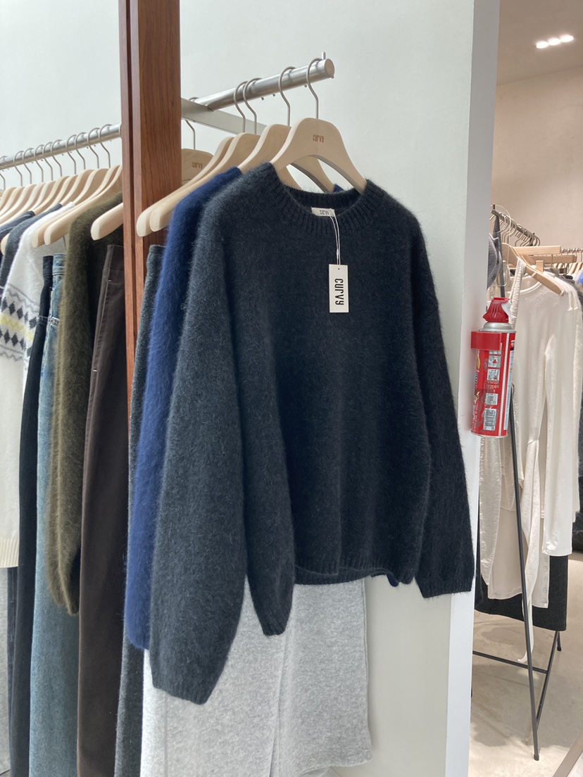 CURVY東大門㊣直郵女裝新款職業推薦人氣時尚熱賣真品針織衫CURVY針織衫