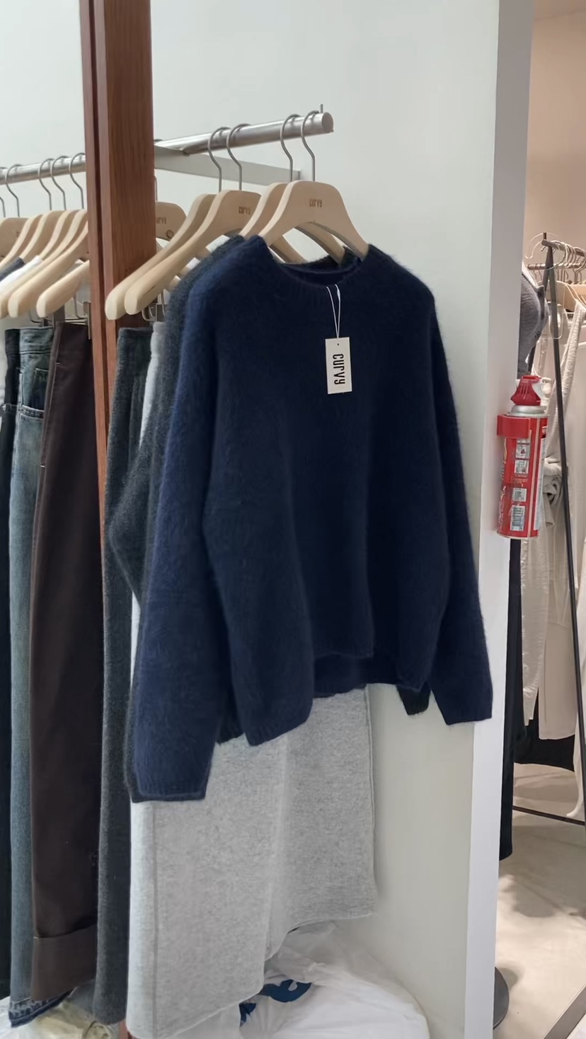 CURVY東大門㊣直郵女裝新款職業推薦人氣時尚熱賣真品針織衫CURVY針織衫