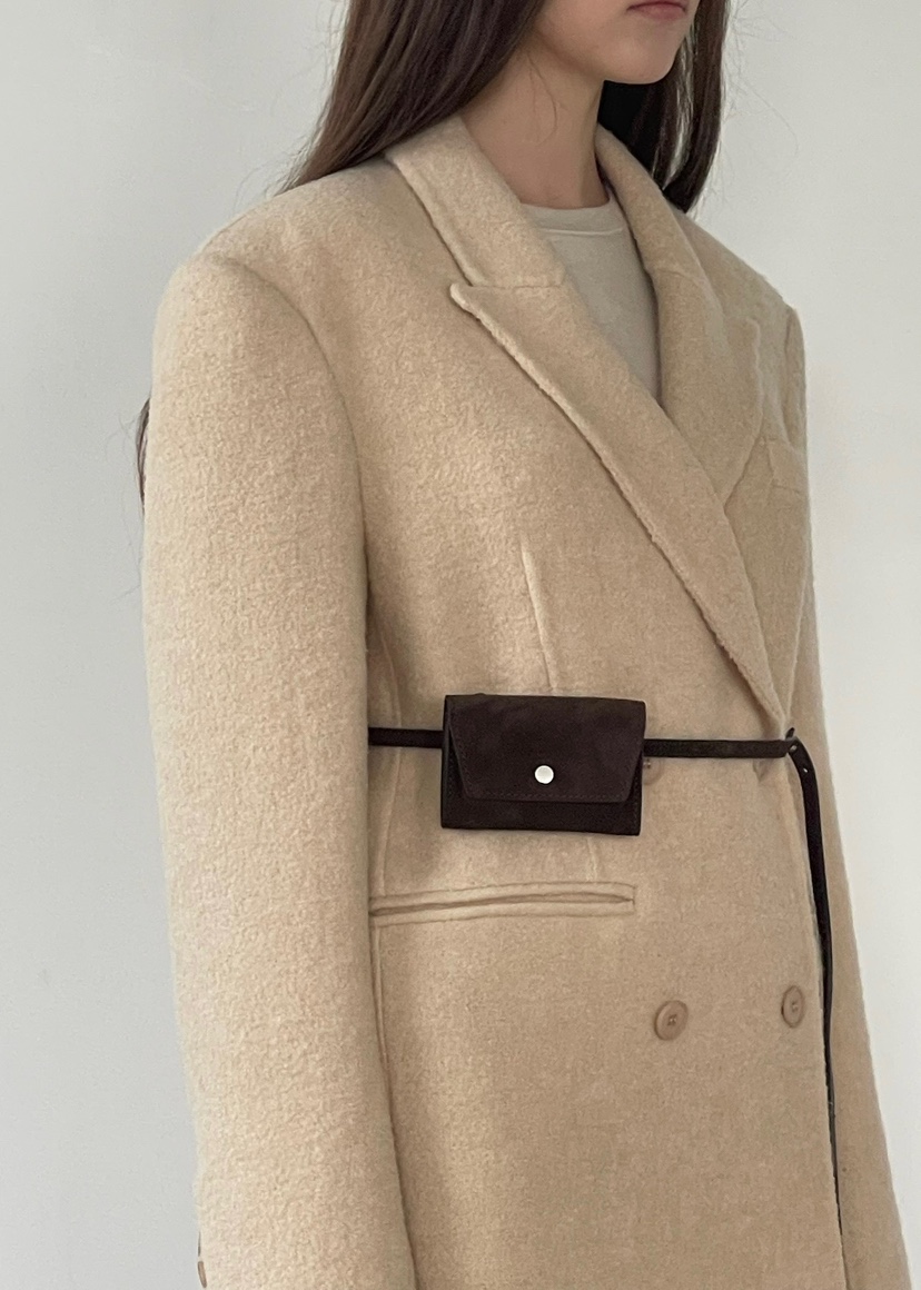 ANOTHER AVENUE東大門㊣代購女裝新品休閑夾克羊駝毛手工羊毛ANOTHER AVENUE夾克