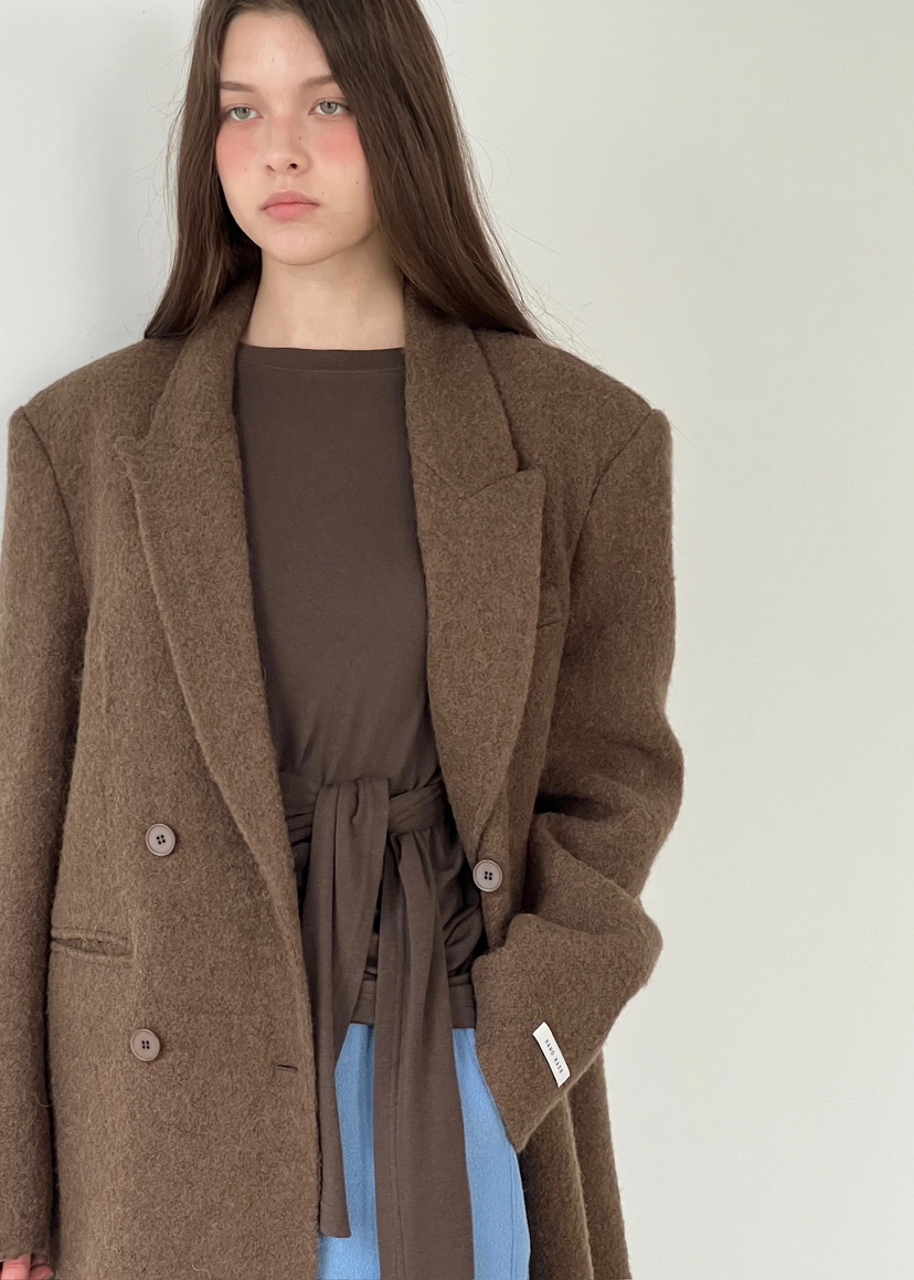 ANOTHER AVENUE東大門㊣代購女裝新品休閑夾克羊駝毛手工羊毛ANOTHER AVENUE夾克