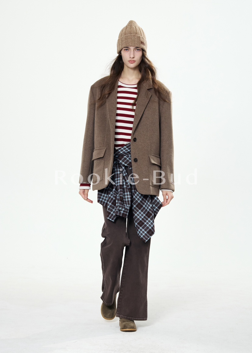 ROOKIE BUD東大門㊣實拍女士新品休閑熱賣職業真品人氣夾克ROOKIE BUD-L夾克