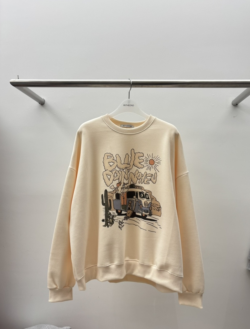 INTHEEND東大門㊣代購女士新品推薦時尚職業熱賣真品25秋冬衛衣INTHEEND衛衣