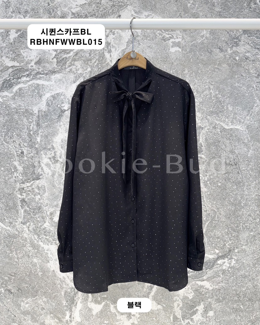 ROOKIE BUD東大門㊣代購女士新款25秋冬熱賣真品襯衫蕾絲衫ROOKIE BUD-L襯衫/蕾絲衫