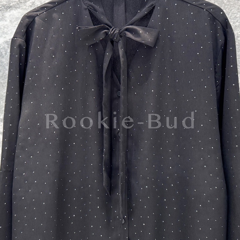 ROOKIE BUD東大門㊣代購女士新款25秋冬熱賣真品襯衫蕾絲衫ROOKIE BUD-L襯衫/蕾絲衫