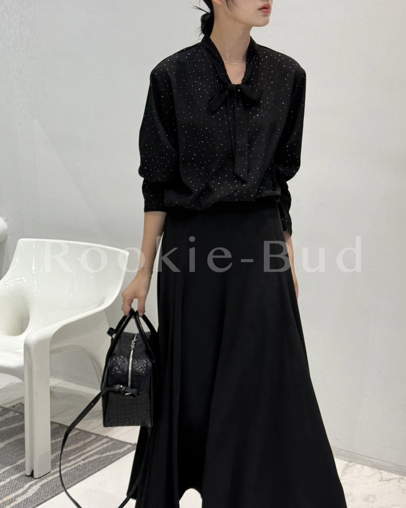 ROOKIE BUD東大門㊣代購女士新款25秋冬熱賣真品襯衫蕾絲衫ROOKIE BUD-L襯衫/蕾絲衫