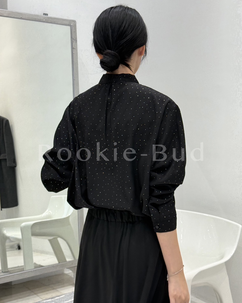 ROOKIE BUD東大門㊣代購女士新款25秋冬熱賣真品襯衫蕾絲衫ROOKIE BUD-L襯衫/蕾絲衫