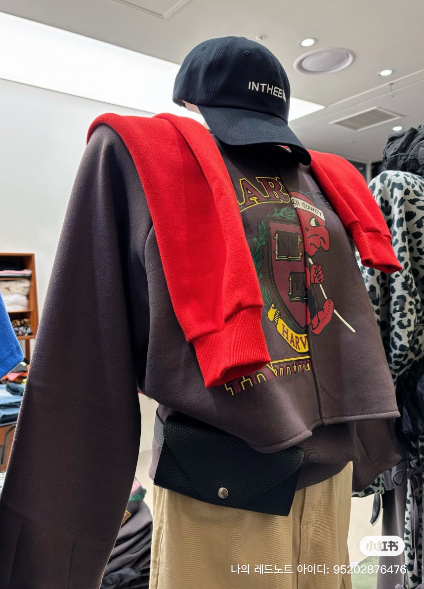 INTHEEND東大門㊣實拍女士新品25秋冬時尚休閑真品人氣衛衣INTHEEND衛衣