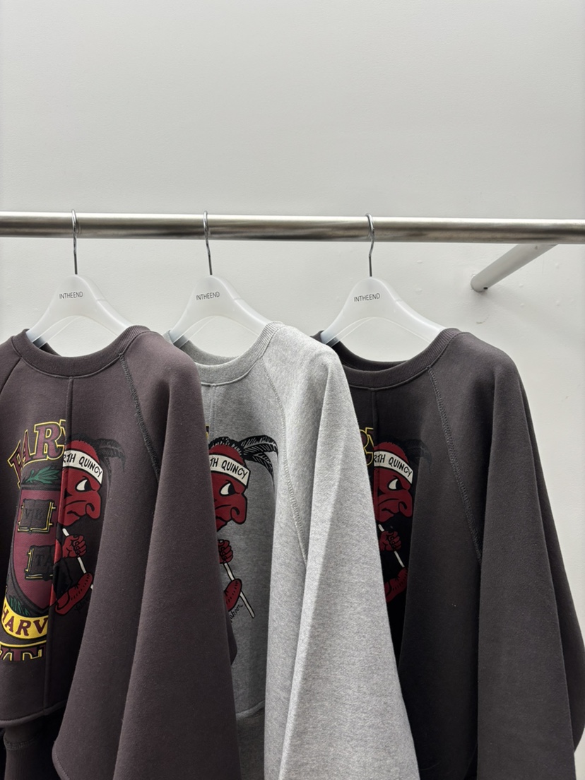 INTHEEND東大門㊣實拍女士新品25秋冬時尚休閑真品人氣衛衣INTHEEND衛衣