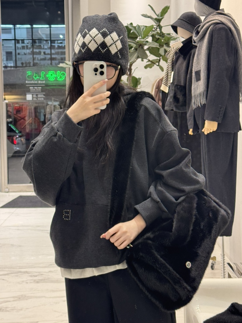 ROOKIE BUD東大門㊣實拍女裝新品推薦真品人氣職業單肩斜跨包ROOKIE BUD-L單肩/斜跨包