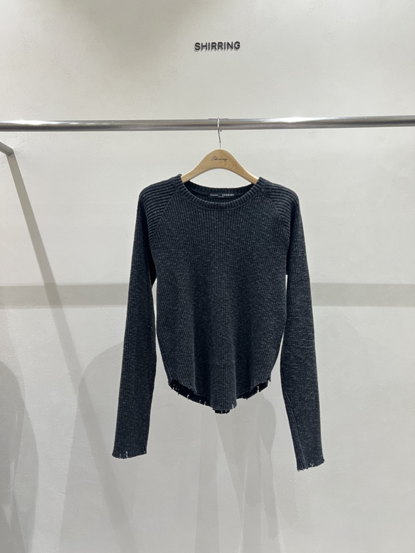 SHIRRING東大門㊣實拍女裝新品真品人氣25秋冬休閑熱賣針織衫SHIRRING針織衫圖色1