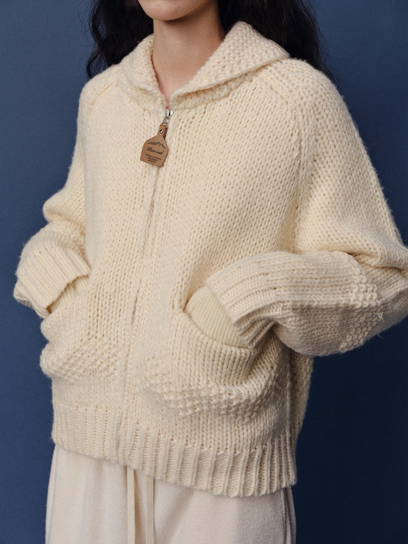 BAIE OUD/OFCEDRE韓國直郵㊣女士新品時尚真品熱賣毛衣開衫BAIE OUD/OFCEDRE毛衣