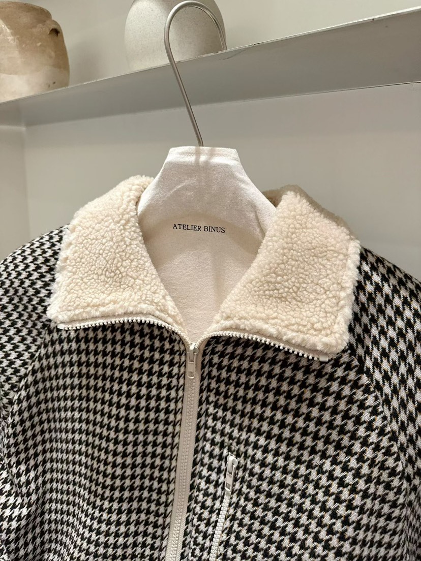 BINUS東大門㊣直郵女士新款時尚25秋冬推薦人氣職業休閑夾克BINUS夾克