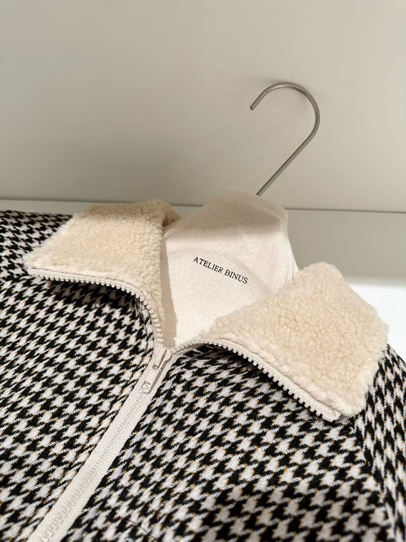 BINUS東大門㊣直郵女士新款時尚25秋冬推薦人氣職業休閑夾克BINUS夾克