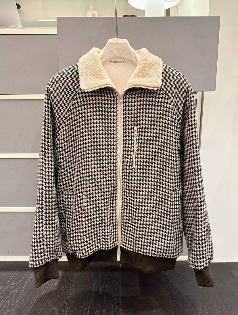 BINUS東大門㊣直郵女士新款時尚25秋冬推薦人氣職業休閑夾克BINUS夾克圖色1