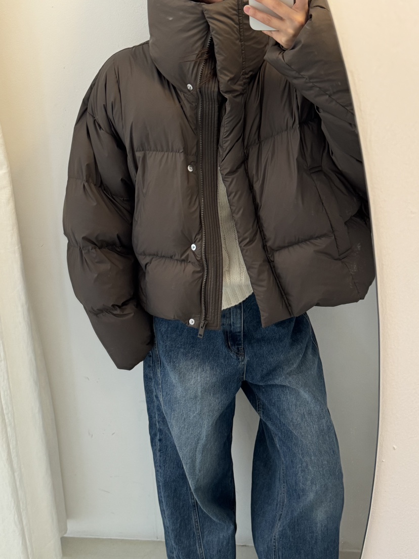 LE-PPL韓國代購㊣女士新款真品25秋冬時尚人氣短款棉服填充絨LE-PPL短款棉服