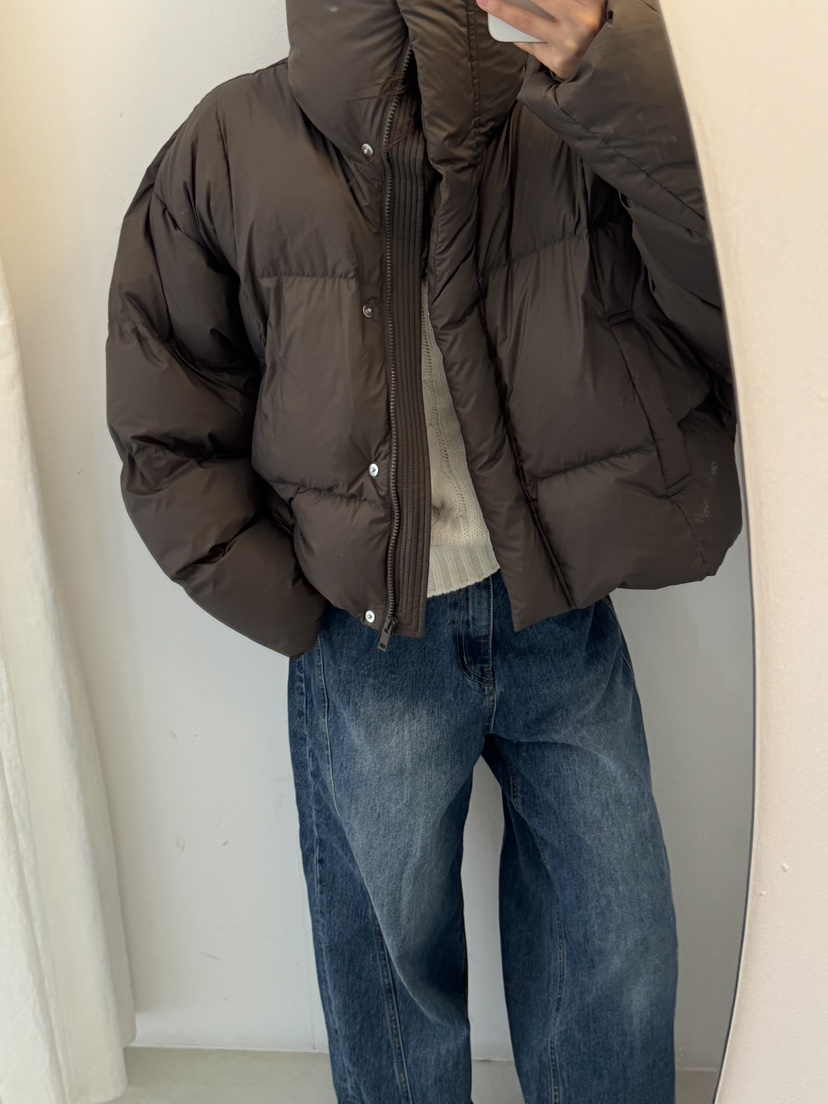 LE-PPL韓國代購㊣女士新款真品25秋冬時尚人氣短款棉服填充絨LE-PPL短款棉服