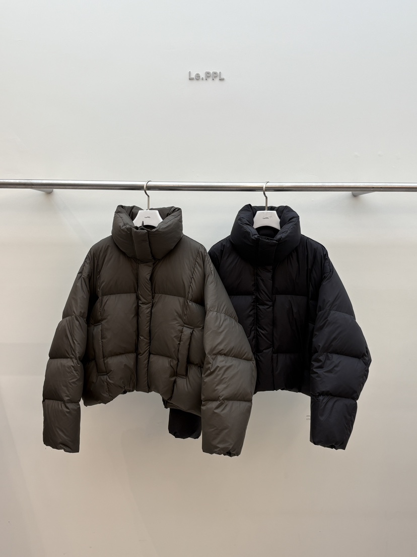LE-PPL韓國代購㊣女士新款真品25秋冬時尚人氣短款棉服填充絨LE-PPL短款棉服
