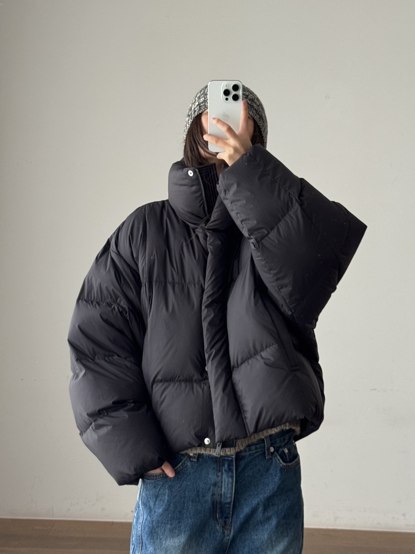 LE-PPL韓國代購㊣女士新款真品25秋冬時尚人氣短款棉服填充絨LE-PPL短款棉服圖色1