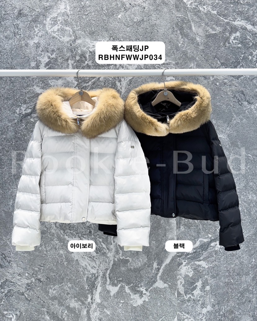 ROOKIE BUD東大門㊣代購女裝新品人氣休閑時尚短款棉服狐貍ROOKIE BUD-L短款棉服