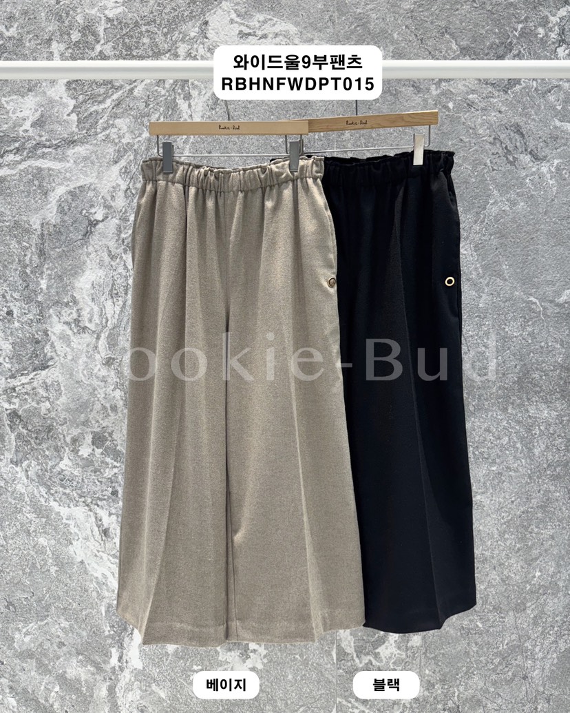 ROOKIE BUD韓國直郵㊣女裝新款推薦休閑職業熱賣休閑褲羊毛ROOKIE BUD-L休閑褲