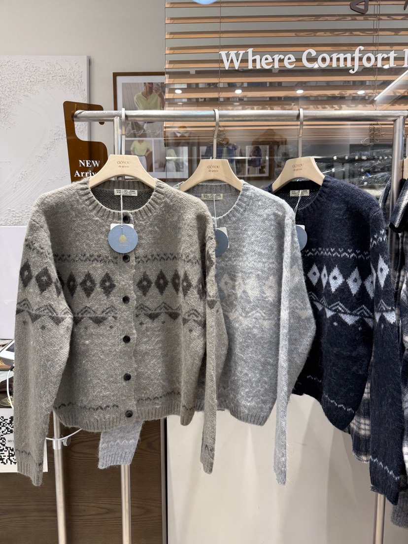 DE GO YOU韓國直郵㊣女裝新款真品職業休閑熱賣針織衫羊毛衫DE GO YOU針織衫