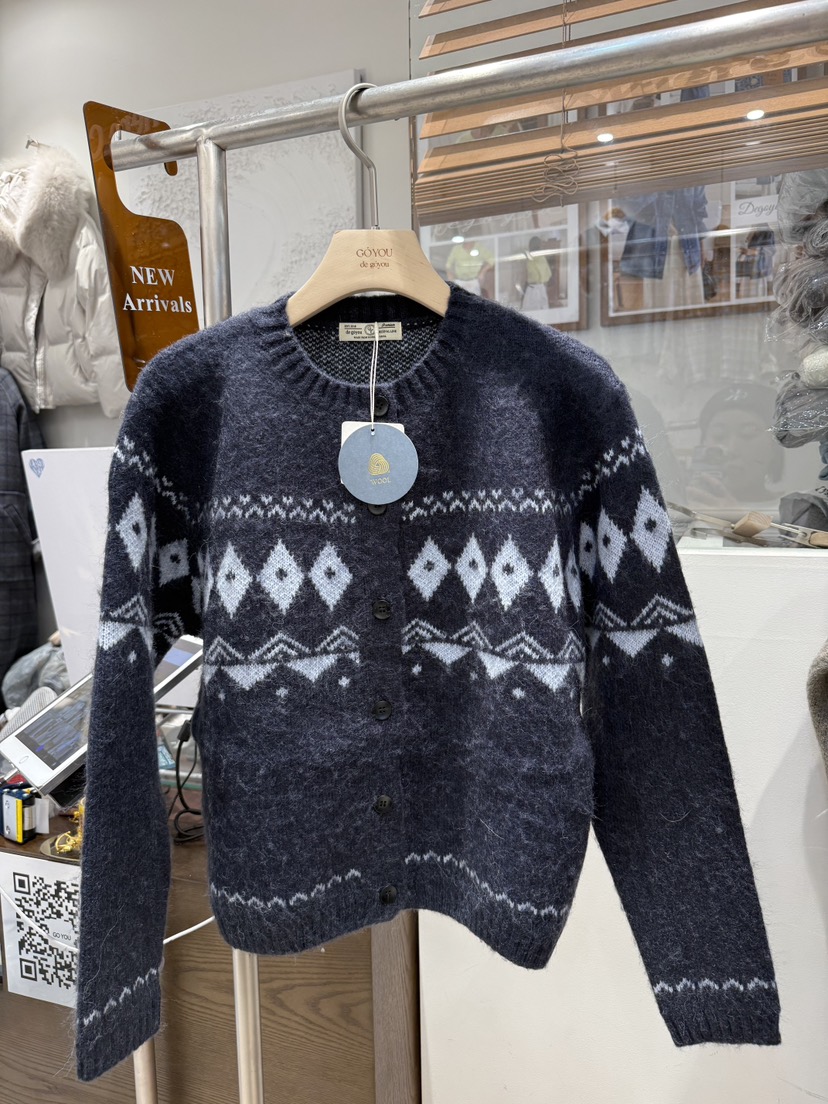 DE GO YOU韓國直郵㊣女裝新款真品職業休閑熱賣針織衫羊毛衫DE GO YOU針織衫圖色2