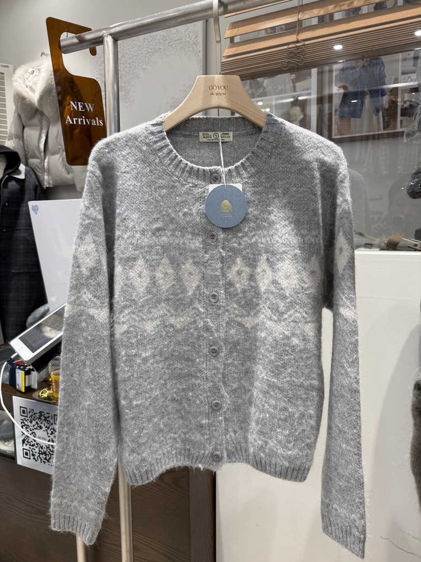 DE GO YOU韓國直郵㊣女裝新款真品職業休閑熱賣針織衫羊毛衫DE GO YOU針織衫圖色3